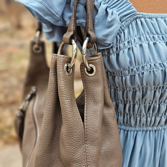 Michael Kors Large Hobo Leather Shoulder Bag Pre-owned - Picture 5 of 9